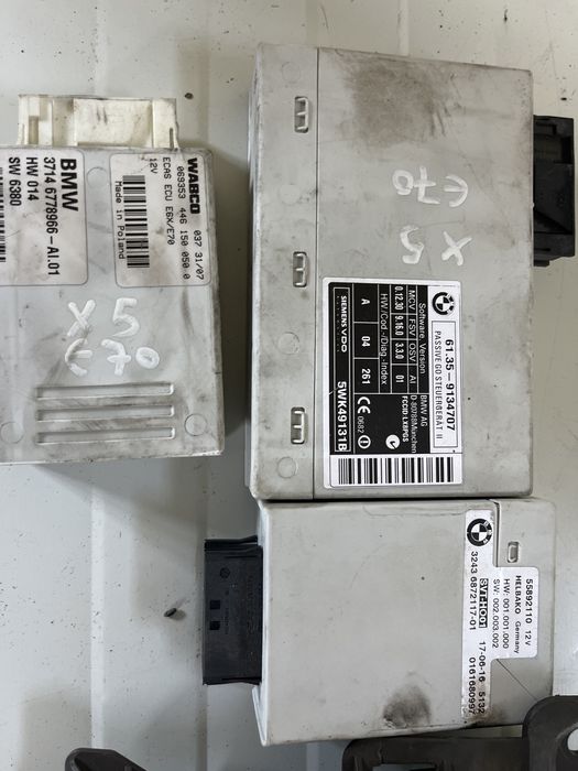 Calculator modul keyless suspensie servotronic panou bmw x5 x6 e70 e71