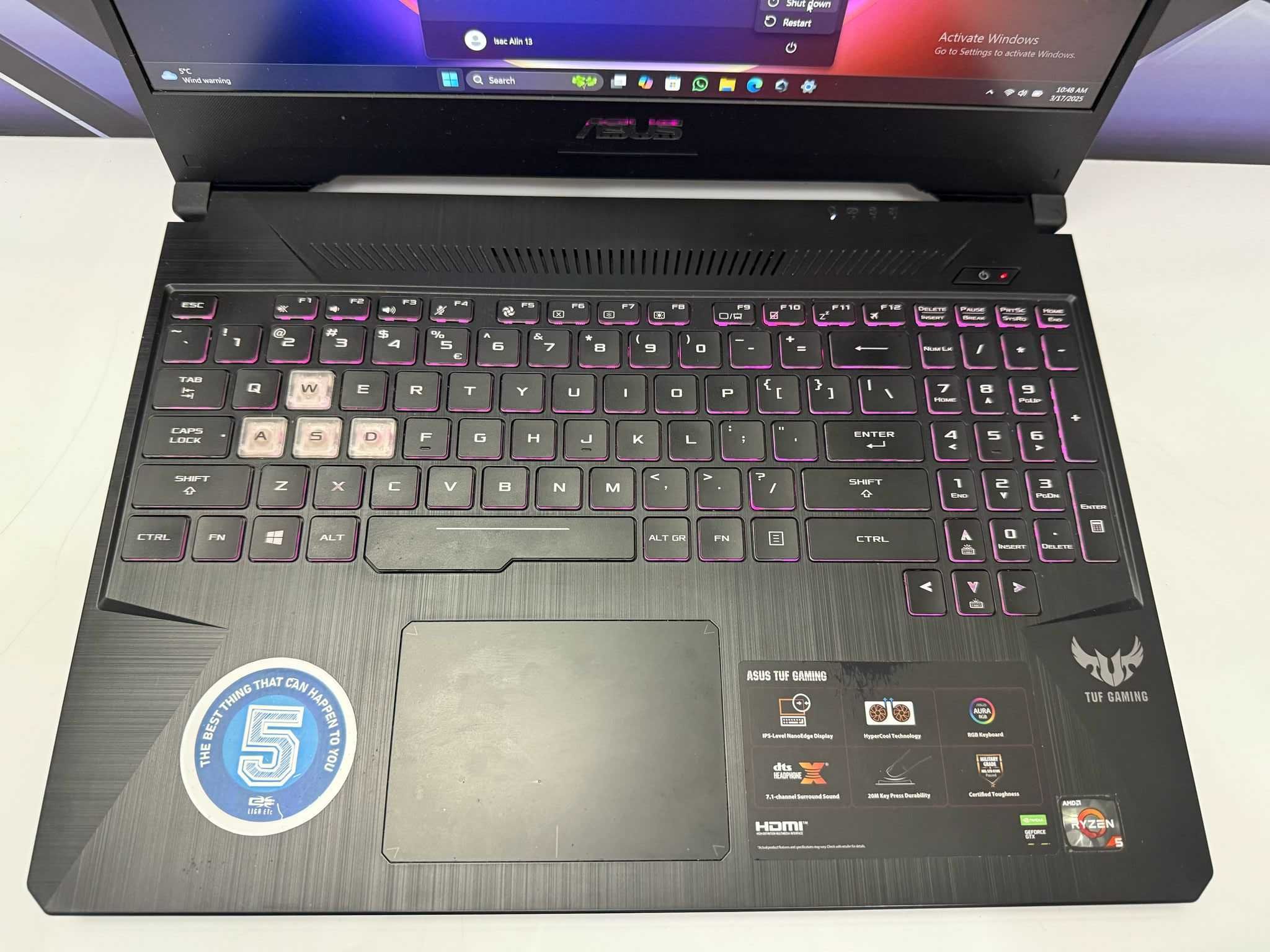 Laptop Gaming ASUS TUF FX505DT AMD Ryzen 5 AGP Amanet Cod 2480