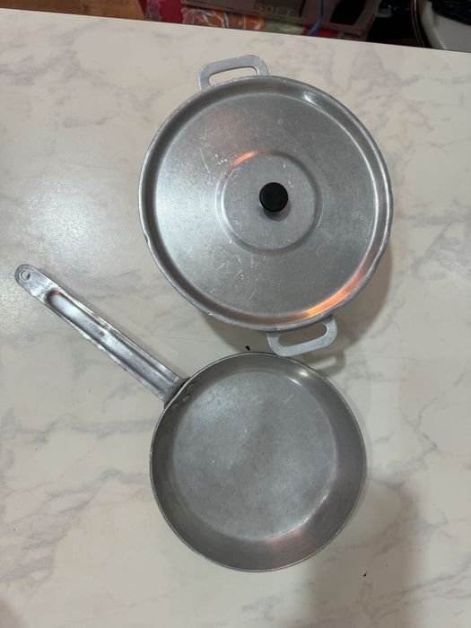 Советская кастрюля 3 л и сковородка