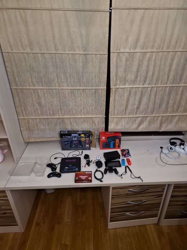 Обмен Switch 1 + Mega Drive 2 с доплатой на Switch 2 (срочно)