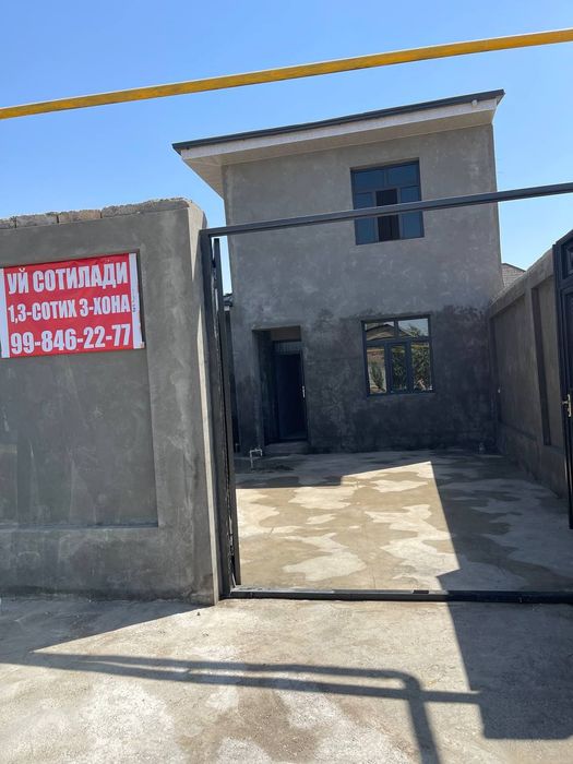 Nazarbek xarakat  mahalla 2 etaj 3 hona + oshxona 2 ta sanuzel