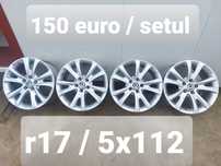 Jante aluminiu ORIGINALE r17 / Skoda Vw Audi Seat / 5x112