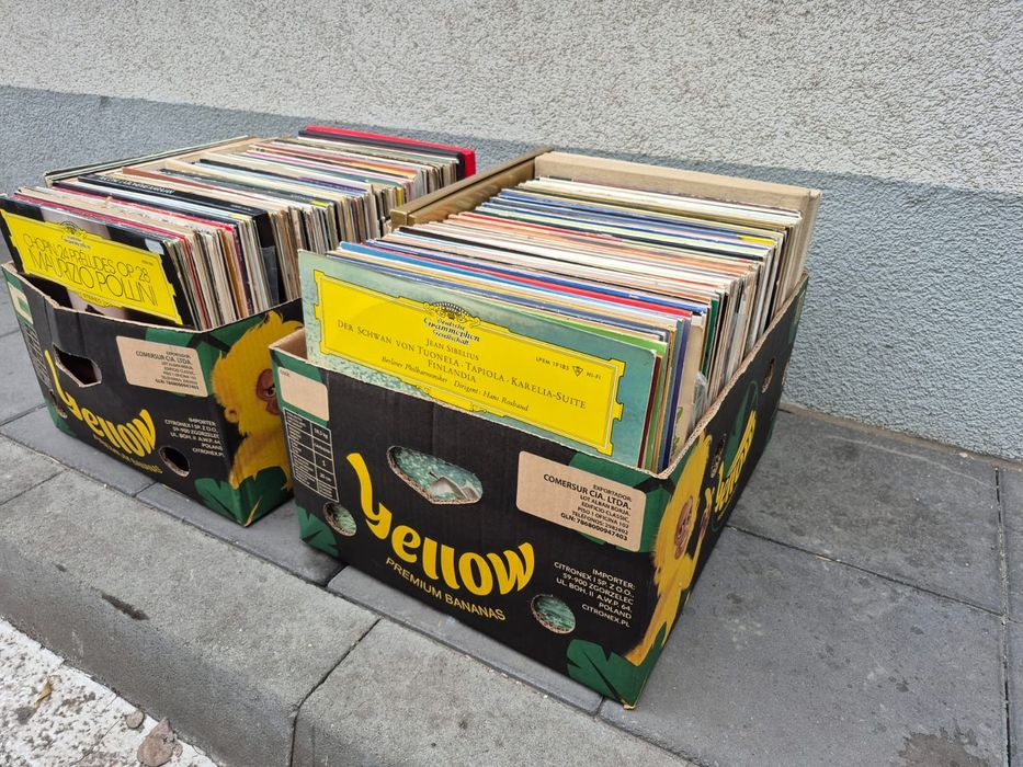 Vand Lot 100lp Discuri Vinil muzică clasică pentru pick Up RTM 33