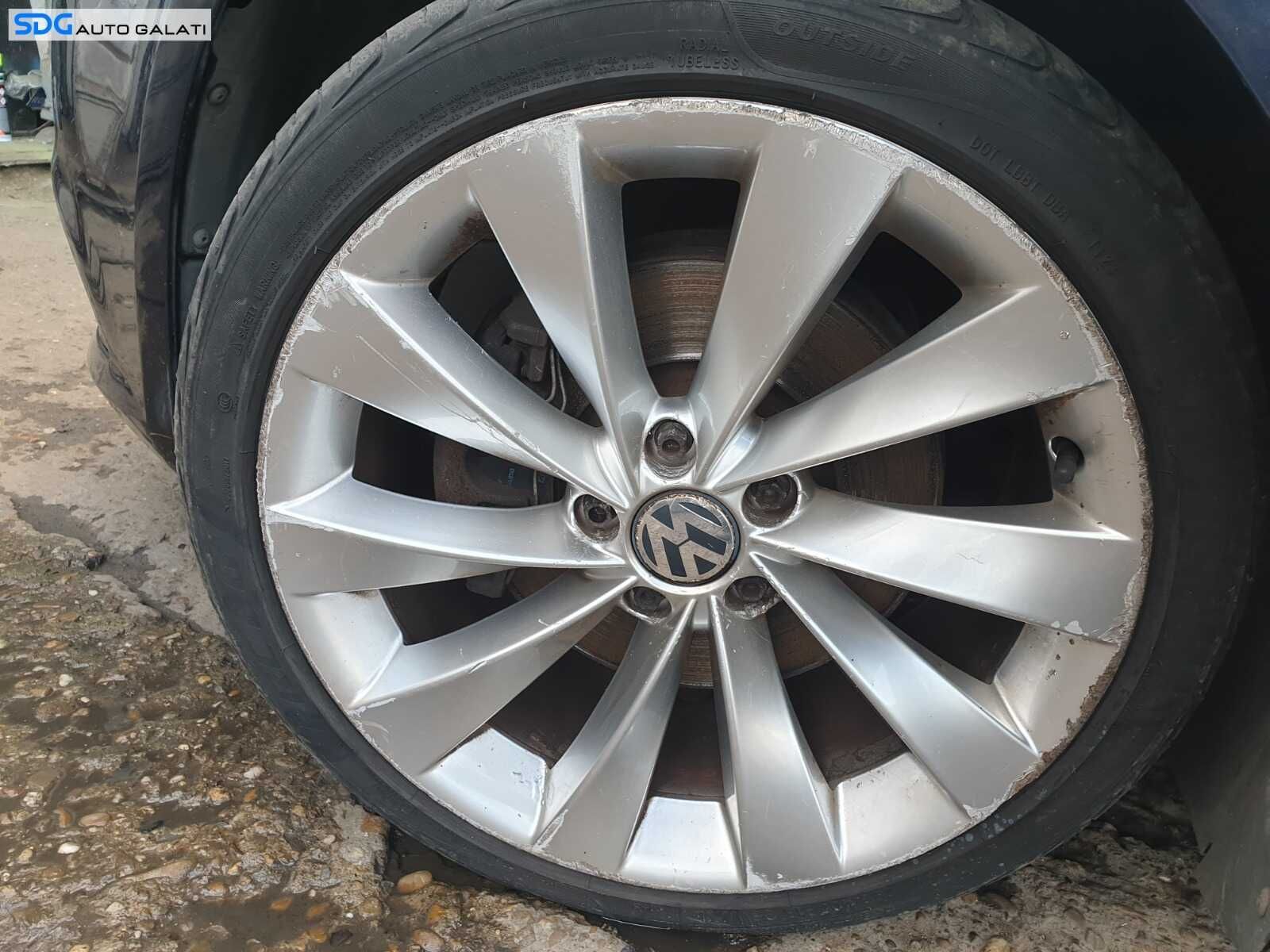 Set 4 Jante Roti Aliaj INTERLAGOS 235 40 18 R18 5x112 Skoda Superb 2 2008 - 2015 Cod 3C8601025D [C3822]