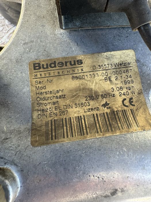 Injektor buderus combustibil lichid