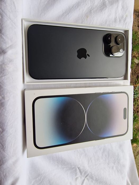 IPHONE 14 PRO MAX 128GB Black impecabil la cutie