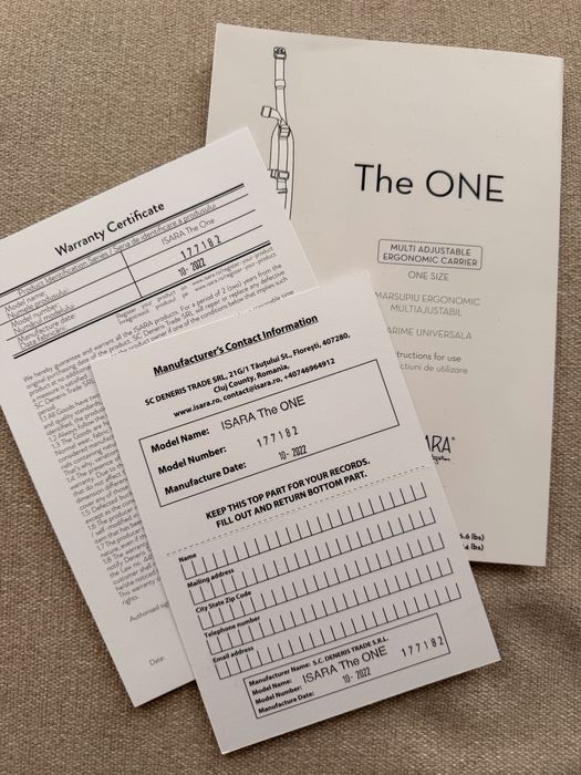 Sistem de purtare Isara The One