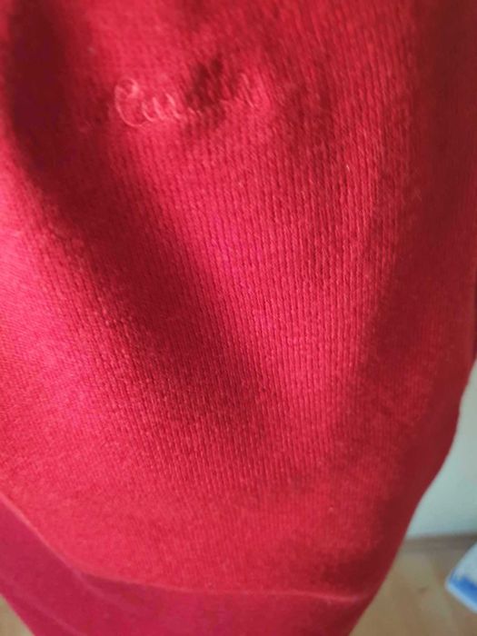 Fusta rosie lana vergina Pierre Cardin NOUA,rochie MNG, compleuAg