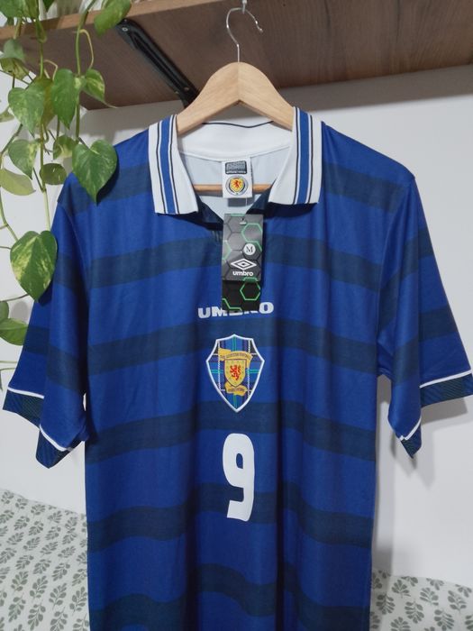 Tricou Fotbal Scotia 1998 Remake #9 McStay Marime M