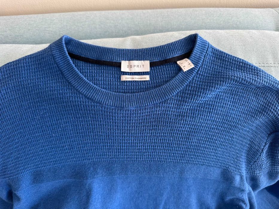 bluza Esprit bumbac si cashmere, marime M-L (vezi eticheta)