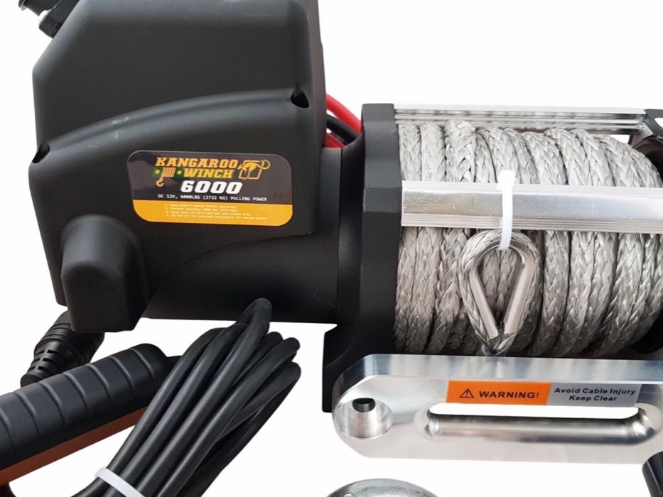 Troliu PW 6000 lb-SR cu cablu sintetic - 2722 kg NOU
