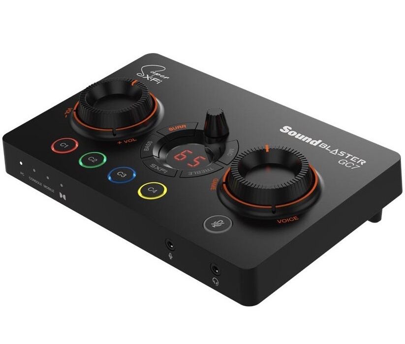 НОВО!!! Външна звукова карта CREATIVE Sound Blaster GC7