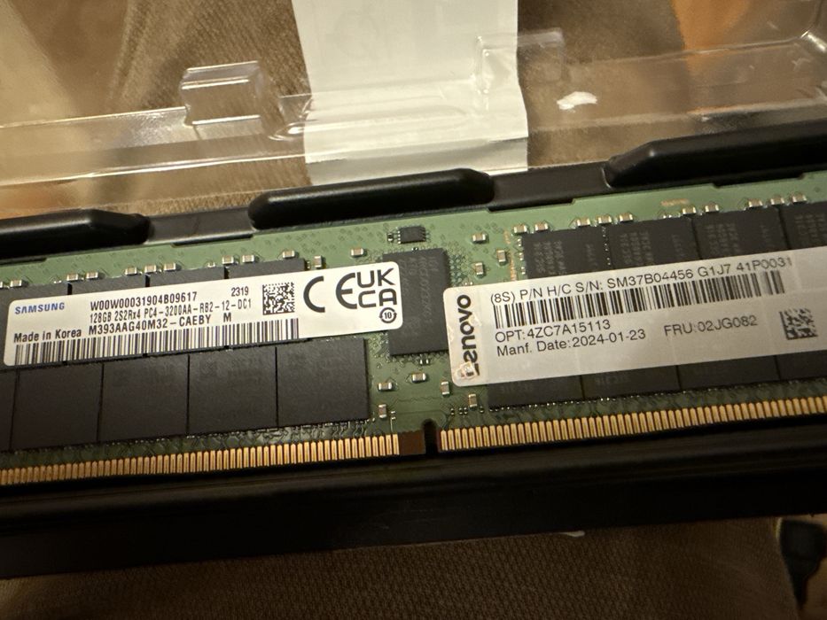 Memorii 128GB DDR4 3200 RDIMM sever Samsung (Lenovo, HP, etc)
