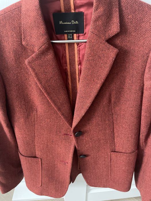 Пиджак шерстяной Massimo Dutti