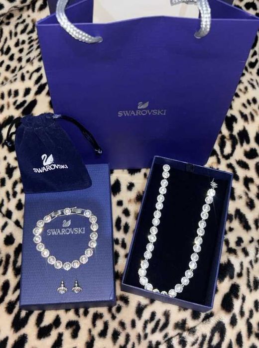Set Swarovski Angelic, Colier/Bratara/Cercei - Silver