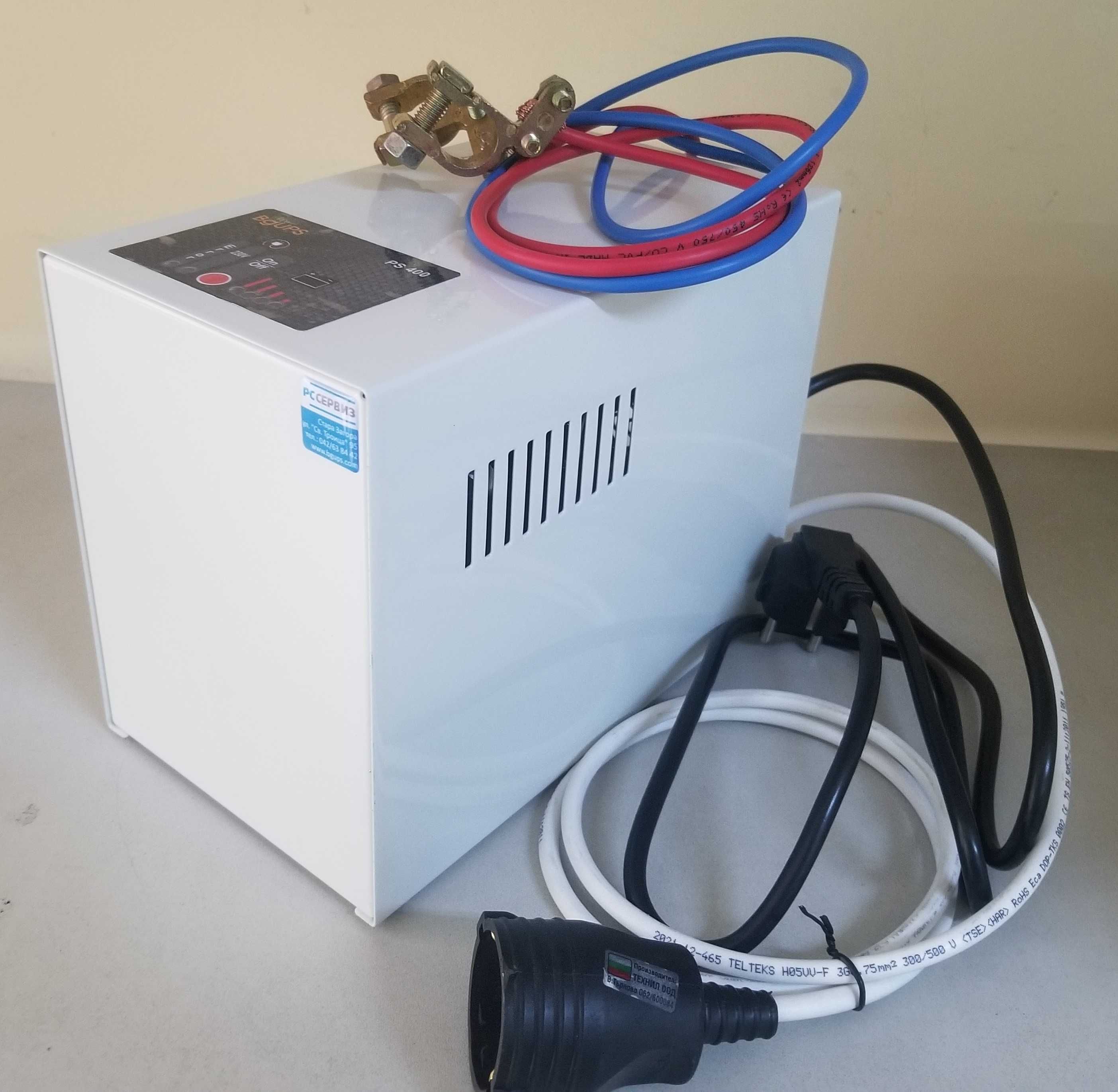 PS600 - Синусоидален ups за парно и пелетни камини. 600W
