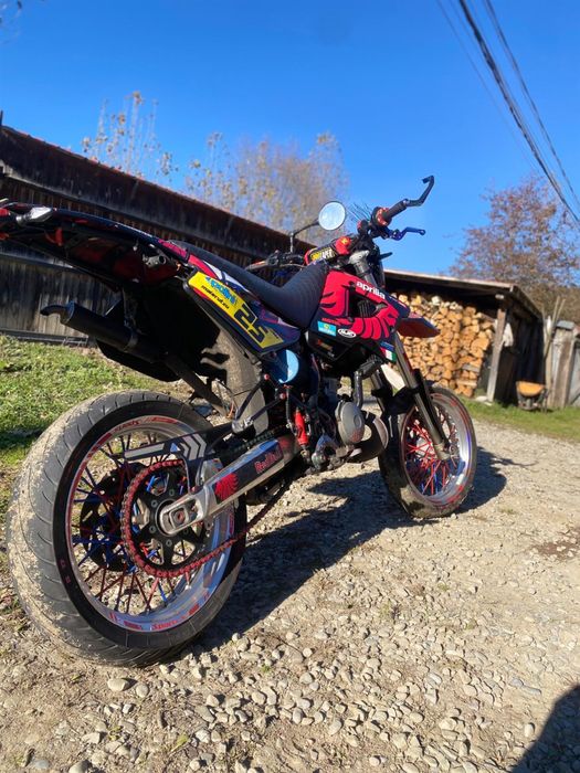 Supermoto aprilia mx (rs)125 2t înmatriculat A1 (KTM,Yamaha )