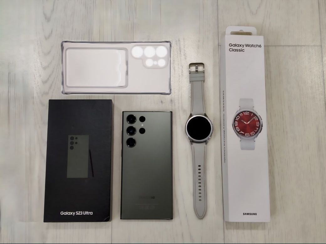 Galaxy S23 Ultra + Galaxy Watch 6 Classic