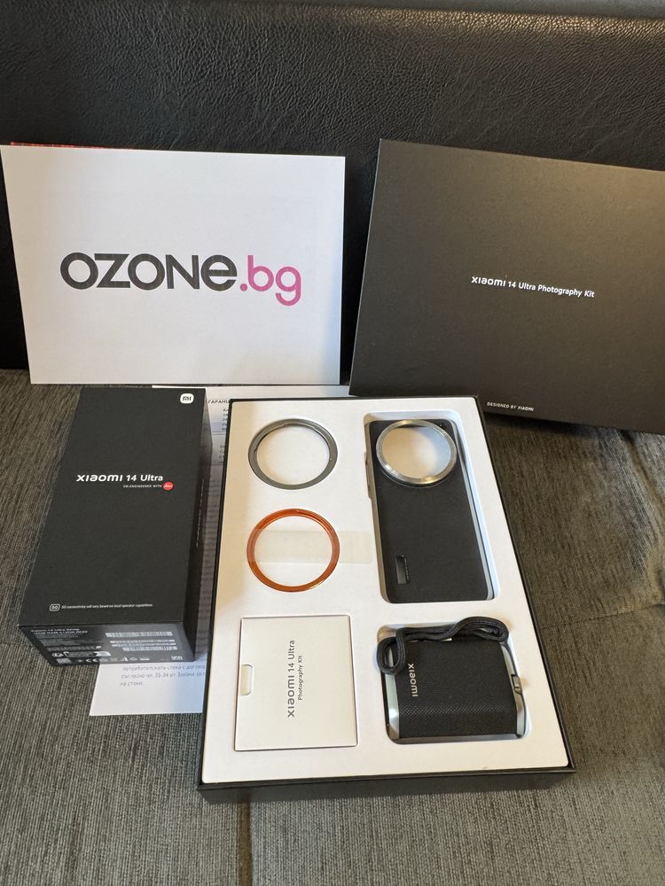 КАТО НОВ 512GB Xiaomi 14 Ultra 16GB 5G Гаранция Ozone 2027г. White
