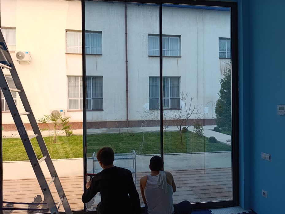 Солнцезащитная тонировка для зданий. Спасает от жары, расхода на свет