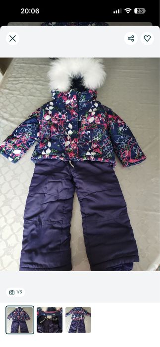 Продам зимний комбинезон на девочку 8000 тенге