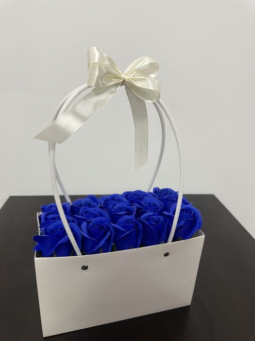 Cosulete cu trandafiri din sapun