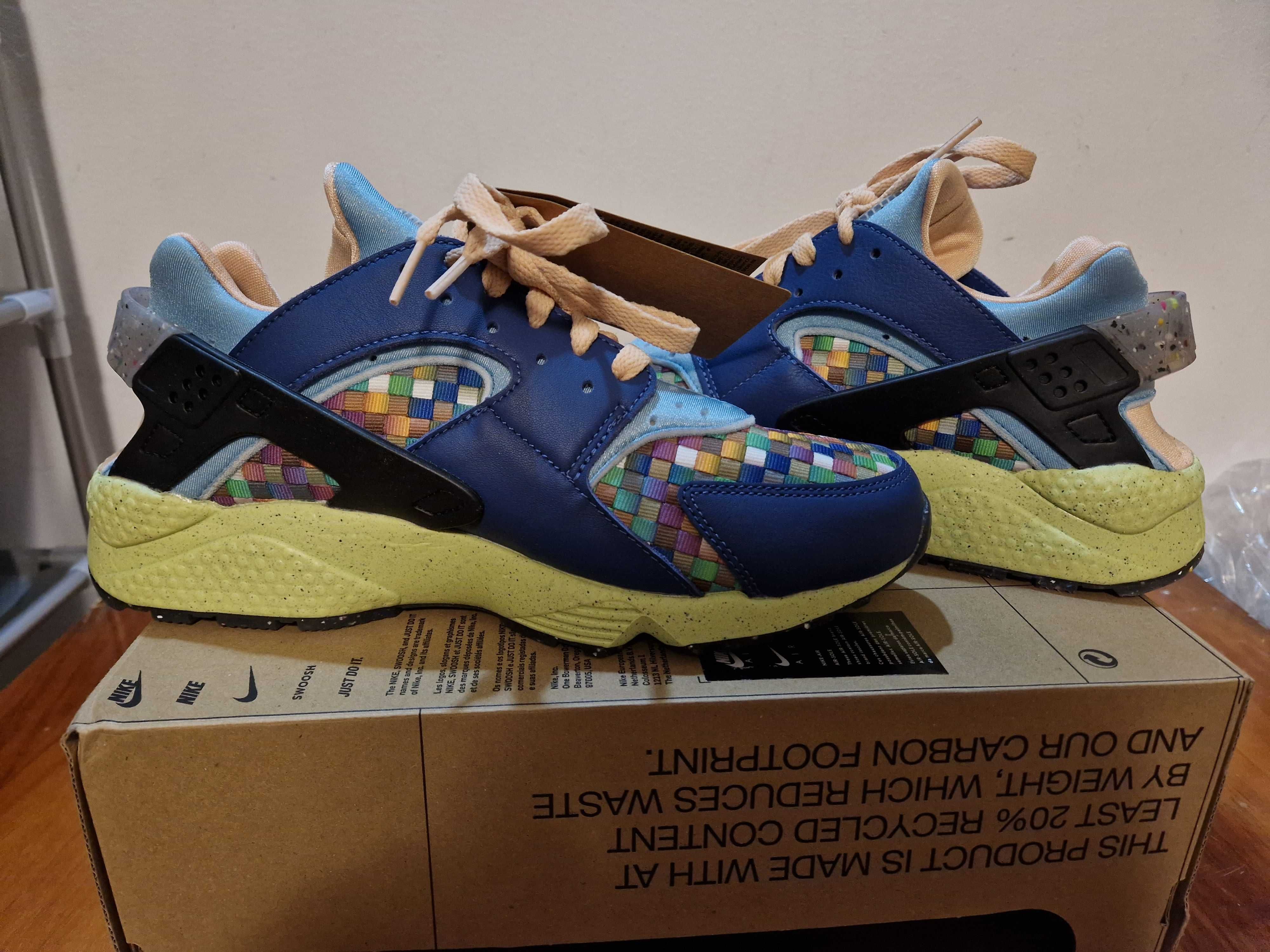 Nike Huarache Crater, originali, noi, 42