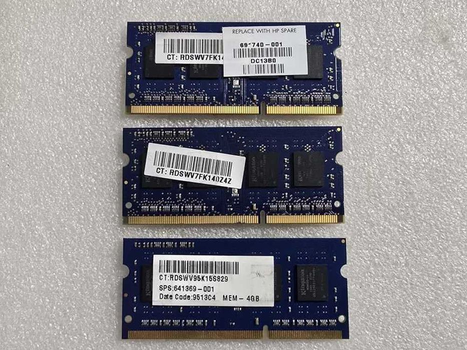 Memorie RAM laptop Kingston 4GB DDR3 1600MHz 1.35V Low Voltage