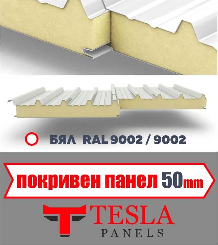 Термопанели - покривни и стенни Тесла