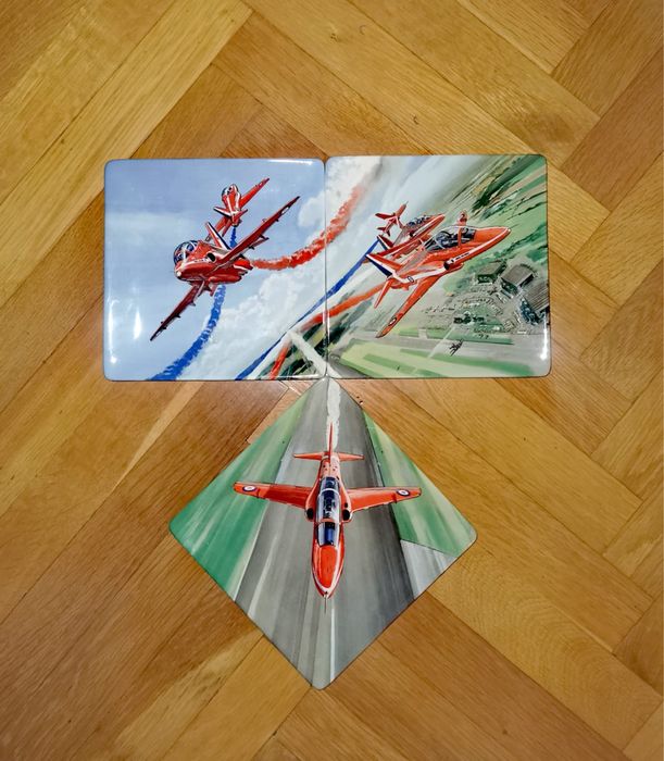 Антикварни порцеланови чинии плочки 3 бр. лимитирани колекционерски !