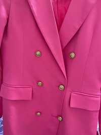 Розово сако тип палто
