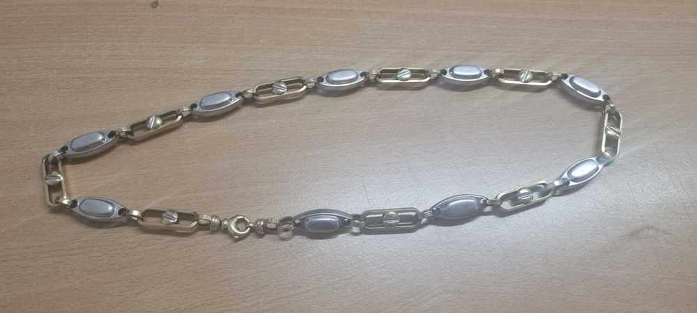 Lant aur 14K 50gr medalion 12gr