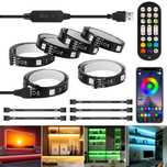 Banda LED, RGB smart, 3m, pentru TV/monitor, aplicatie telefon