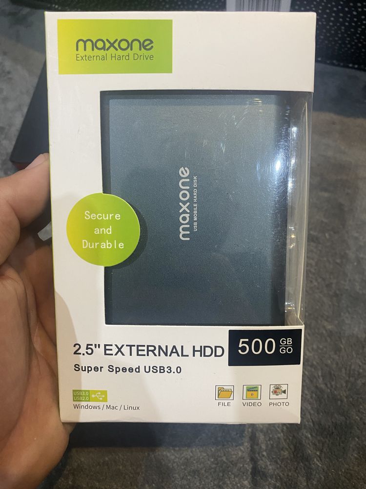 Maxone 2.5" Portable External Hard Drive 2TB-USB 3.0 Ultra Slim