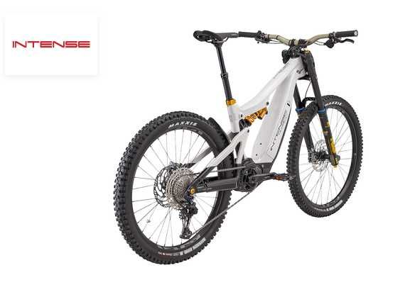 eBike Bicicleta Downhill Intense Tazer MX PRO Carbon Alb L/XL MTB