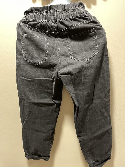 Палто с косъм Mango с подарък дънки Зара