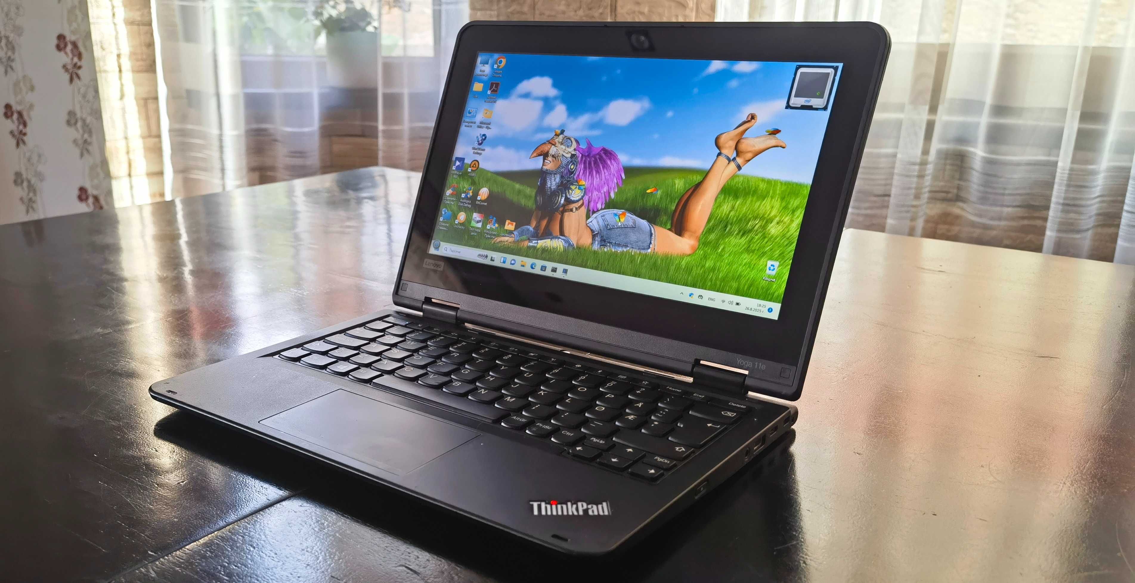 Гаранционен Touchscreen Yoga 11e/IPS11.6сKам/4Core/8gbDDR4/SSD256gb/8ч