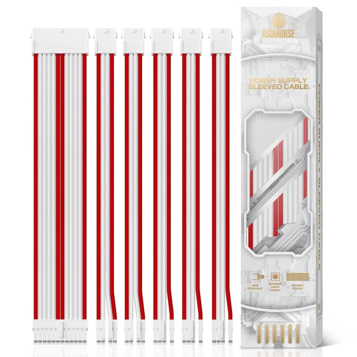 Cabluri prelungitoare\extensii cabluri sursa PC 24PIN/6+2PIN/4+4PIN