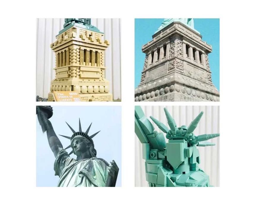 Лего Lego Статуя Свободы-1577 элемент. 35Доставка бесплатно