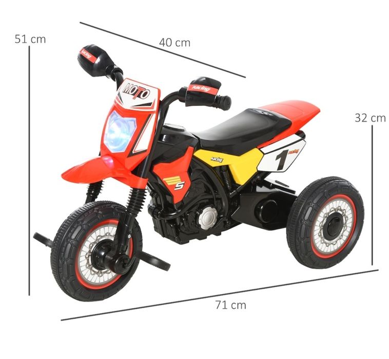 Tricicleta cu pedale, sunete si lumini