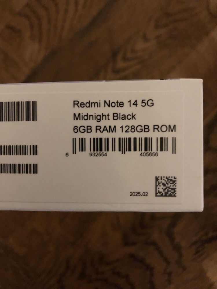 Redmi Note 14 Black Неразопакован