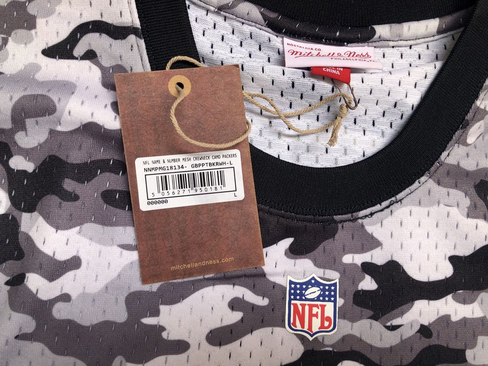 Mitchell & Ness NFL Green Bay Packers #92 Reggie White Camo Jersey - L