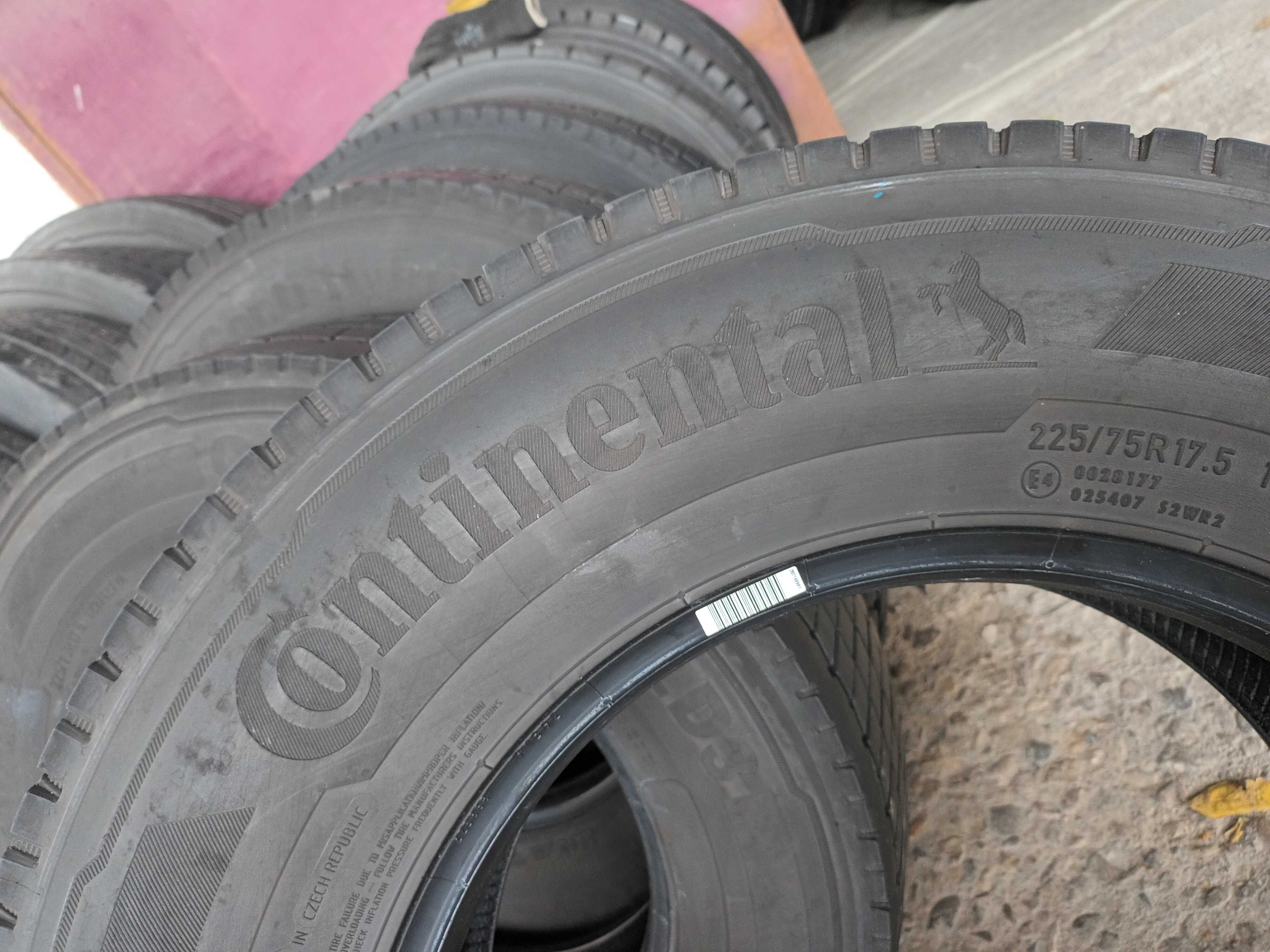 2 тежкотоварни гуми 225/75 R17.5 Continental LD3 129/127M M+S 12PR