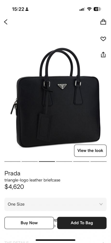 Премиальная сумка от бренда PRADA