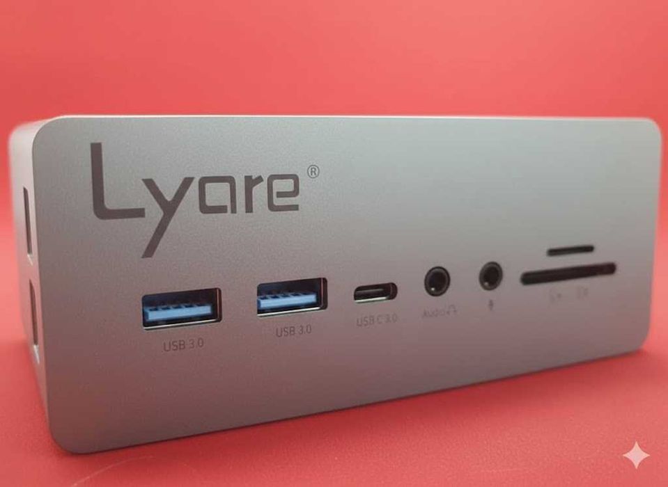 Lyare докинг станция, 3x4k display, 17 in 1