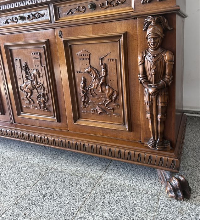 Vitrina / biblioteca din lemn