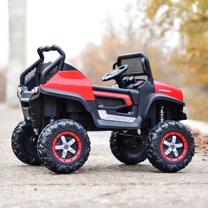 Masinuta electrica pentru 2 copii Mercedes UNIMOG 4x4 140W PREMIUM