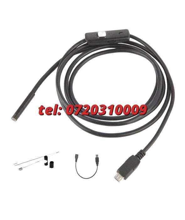 Endoscop  Camera Endoscopica Flexibila Pt Telefon Si Pc