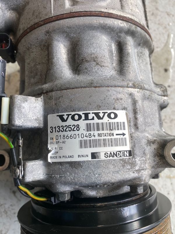 Compresor de clima Volvo V70 XC70 V60 XC60 S60 S80 2014-2018 31332528 36010254 36011277