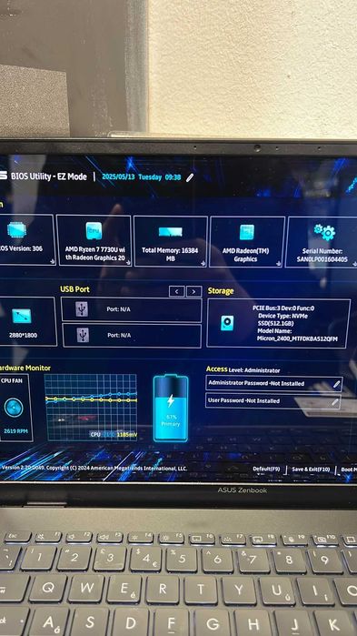 Hope Amanet P3 Asus ZenBook 14 Oled